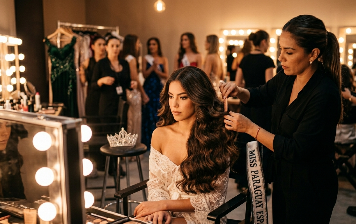 El cabello: la corona invisible que define la presencia de una Miss